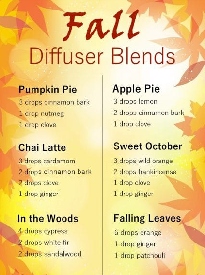 Autumn Diffuser Recipes