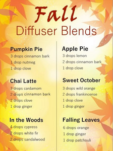 Autumn Diffuser Recipes