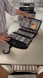Hanging Organizer Pack and Folds for Travel or Storage