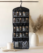 Hanging Organizer Pack and Folds for Travel or Storage