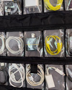 Hanging Organizer Pack and Folds for Travel or Storage