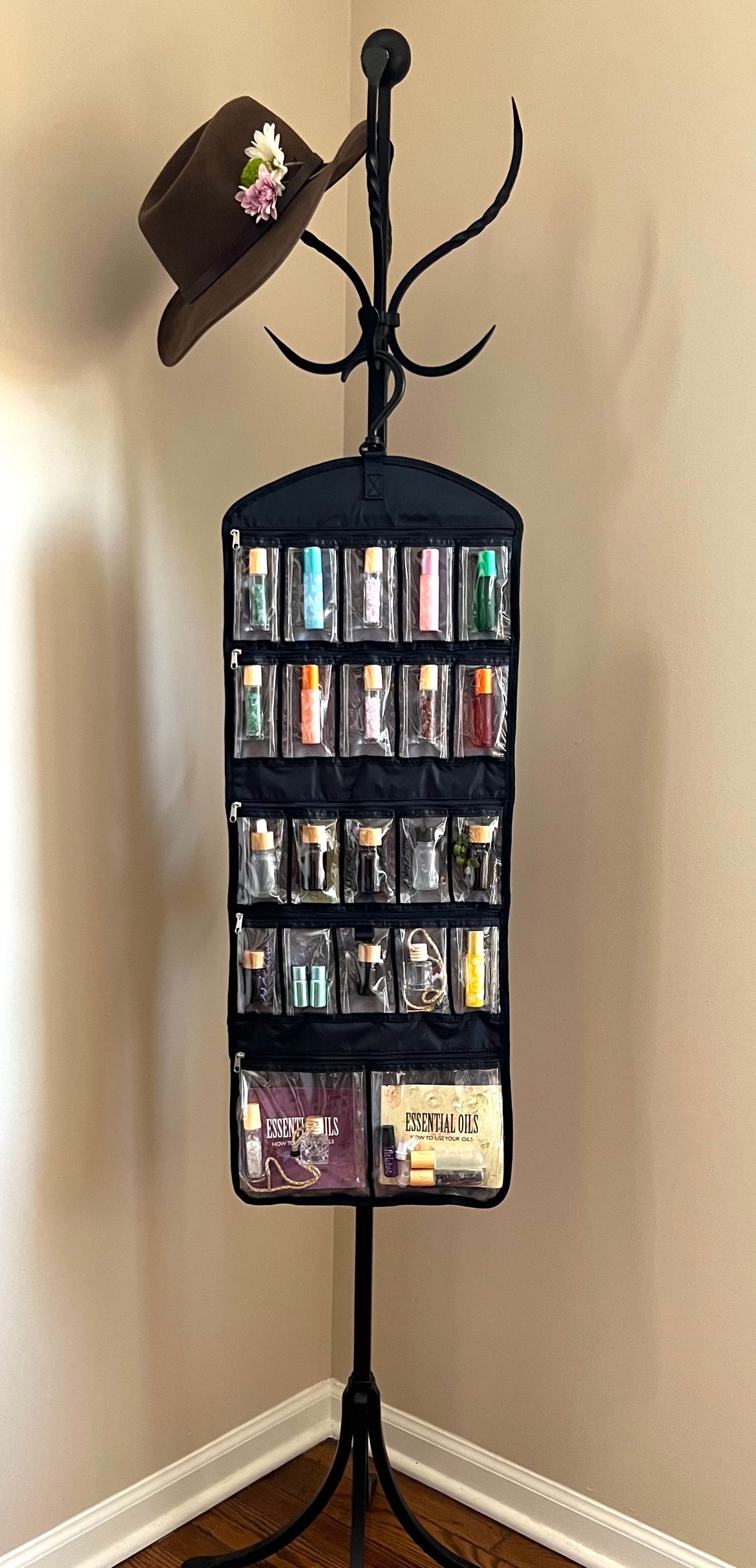 Ambry Travel Organizer for Makeup, Jewelry, Essential Oils - Essential Gear Products